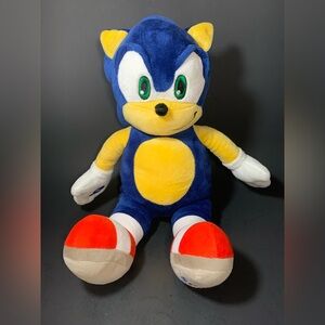 Retired 2016 Build A Bear Sonic the Hedgehog Plush Sega 18" - NO SOUND BOX